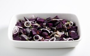 Preparazione Patate viola al forno test adv - Fase 1