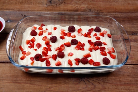Preparazione Tiramisù meringata  - Fase 3 Preparazione Tiramisù meringata  - Fase 3