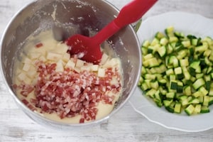 Preparazione Torta sette vasetti salata - Fase 3