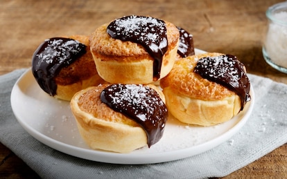 Tortini al cioccolato e cocco