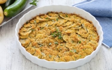 Zucchine e patate gratinate