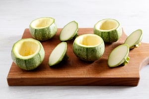 Preparazione Zucchine tonde ripiene - Fase 1