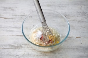 Preparazione Carbonara di piselli e pistacchi - Fase 2
