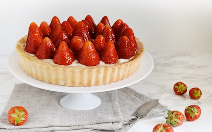 Crostata di fragole fresche
