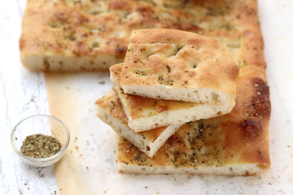 Focaccia all'origano ricetta