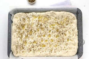 Preparazione Focaccia all'origano - Fase 5
