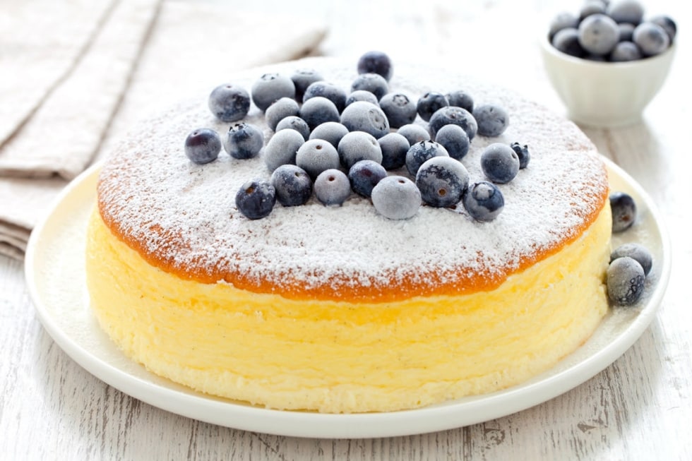 Japanese cheesecake ricetta