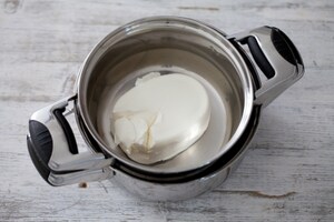 Preparazione Japanese cheesecake - Fase 1