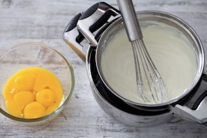 Preparazione Japanese cheesecake - Fase 1