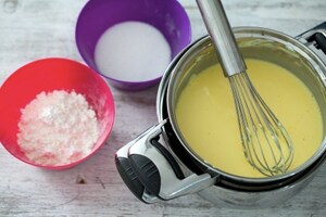 Preparazione Japanese cheesecake - Fase 2