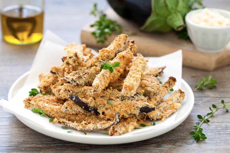 Melanzane croccanti al forno ricetta