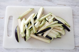 Preparazione Melanzane croccanti al forno - Fase 1