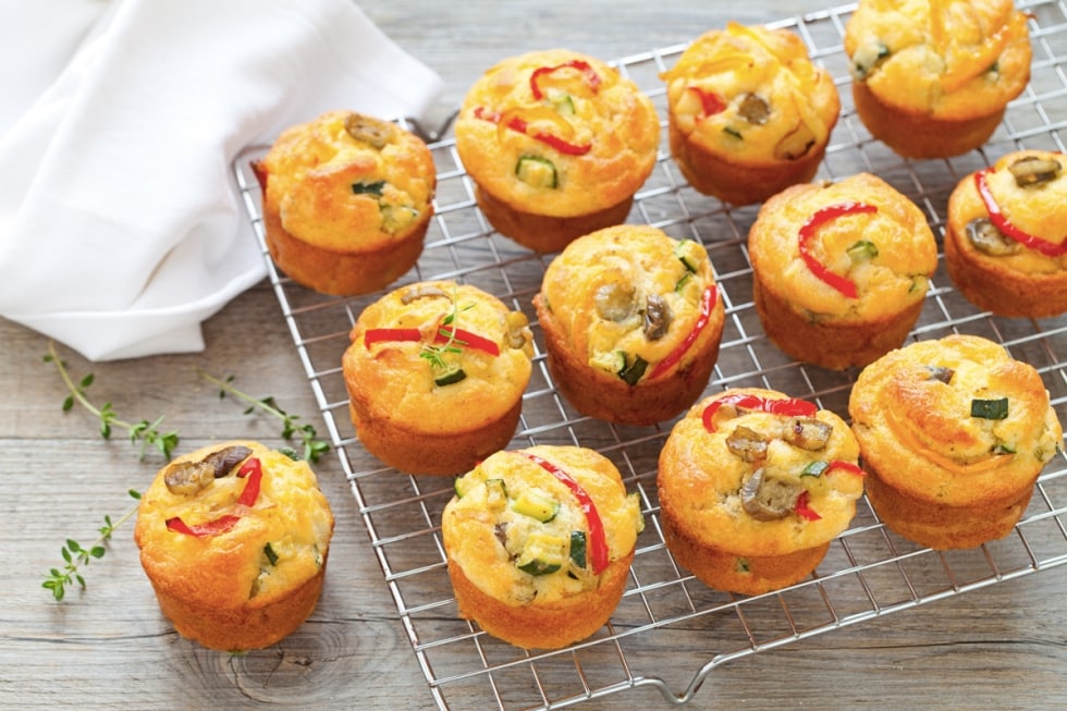 Muffin alle verdure ricetta