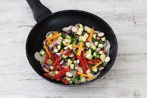 Preparazione Muffin alle verdure - Fase 1