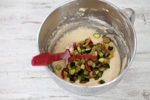 Preparazione Muffin alle verdure - Fase 3