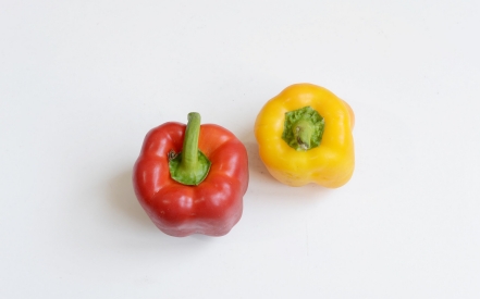 Preparazione Peperoni in padella - Fase 1 Preparazione Peperoni in padella - Fase 1