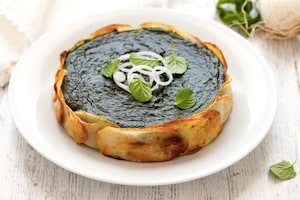 Preparazione Torta di spinaci e ricotta in crosta di patate - Fase 4