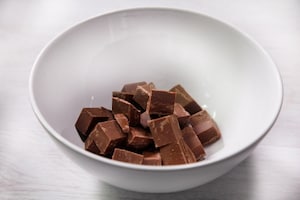 Preparazione Bicchierino ai due cioccolati - Fase 4