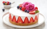 Cheesecake senza cottura alle fragole