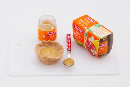 Preparazione Ciotolina di biscotti alla ricotta con mela - Fase 3 Preparazione Ciotolina di biscotti alla ricotta con mela - Fase 3