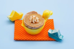 Preparazione Ciotolina di biscotti alla ricotta con mela - Fase 3