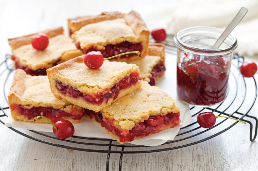 Scendiletto alle ciliegie  ricetta