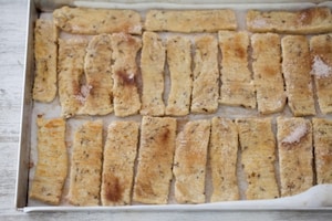 Preparazione Barrette di French toast al forno - Fase 3