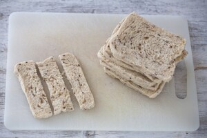 Preparazione Barrette di French toast al forno - Fase 2