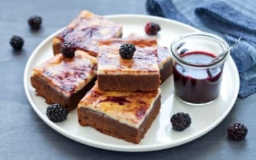 Cheesecake brownies alle more