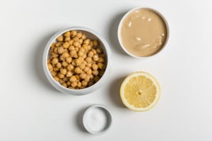 Preparazione Hummus ricetta base - Fase 1