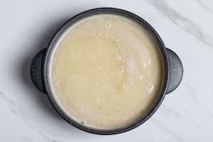 Preparazione Insalata di baccalà con chips di polenta - Fase 1