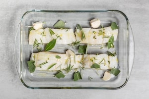 Preparazione Insalata di baccalà con chips di polenta - Fase 2