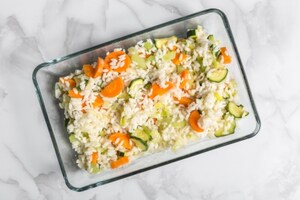 Preparazione Minestra fredda di pane e riso con verdure - Fase 3
