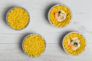 Preparazione Mini sartù zucchine e gamberetti - Fase 3