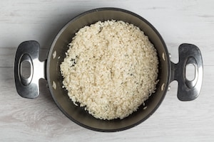 Preparazione Mini sartù zucchine e gamberetti - Fase 1