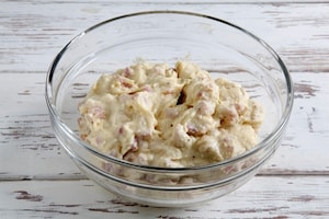 Preparazione Polpette al formaggio al forno - Fase 2
