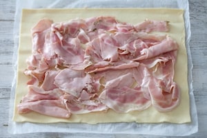 Preparazione Rotolo alle zucchine e prosciutto cotto - Fase 1