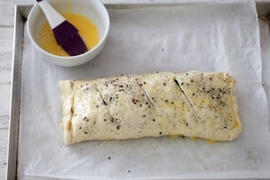 Preparazione Rotolo alle zucchine e prosciutto cotto - Fase 3