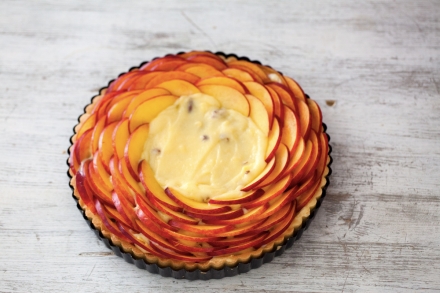 Preparazione Torta di rose di nettarine - Fase 5 Preparazione Torta di rose di nettarine - Fase 5