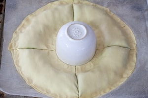 Preparazione Torta girasole spinaci e ricotta - Fase 3