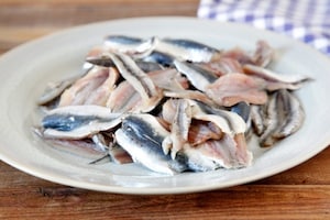 Preparazione Alici al forno - Fase 1