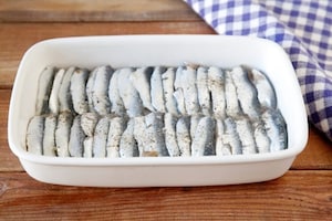 Preparazione Alici al forno - Fase 1