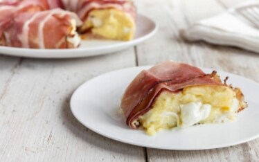 Ciambella di speck e patate