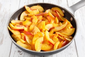 Preparazione Delizia di pesche - Fase 1