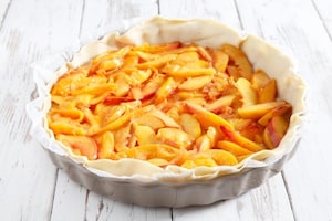 Preparazione Delizia di pesche - Fase 2