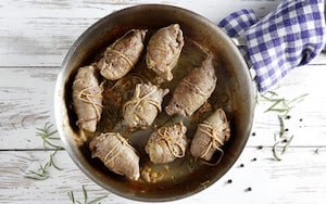 Preparazione Involtini di vitello - Fase 3