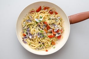 Preparazione Spaghetti con le arselle - Fase 3