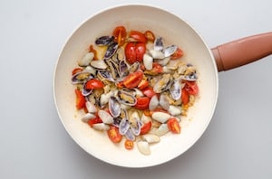 Preparazione Spaghetti con le arselle - Fase 2