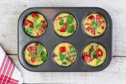 Preparazione Frittatine sane e veloci - Fase 4 Preparazione Frittatine sane e veloci - Fase 4