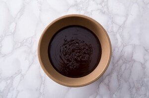 Preparazione Minigocce al limone con ganache al cioccolato fondente, fior di sale e menta - Fase 3